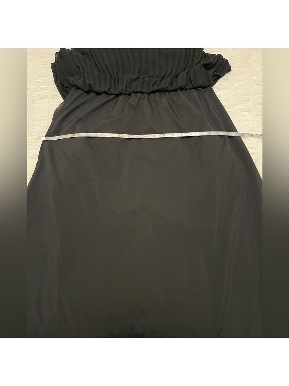 TWIK by Simons Pull On Pleated Lined Maxi Skirt Lightweight Flowy Voile Sheer - Picture 13 of 17